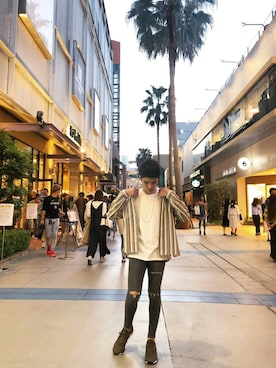 「jiggys shop（ジギーズショップ）のアイテム（アクセサリー）」を使った、mmaack_★さん（メンズ・170cm）の春コーディネート