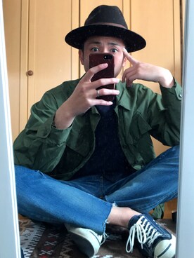 「ANATOMICA（アナトミカ）のアイテム（その他アウター）」を使った、RRMさん（メンズ・178cm）の春コーディネート