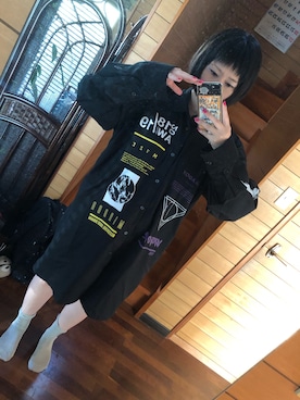 「PARADOX（パラドックス）のアイテム（トップス）」を使った、さなにゃんさん（レディース・162cm）の秋コーディネート
