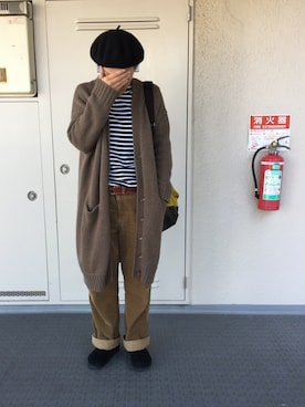 「無地党」｜「アイテム（その他シューズ）」を使った、Chi-☆さん（レディース・167cm）の秋コーディネート