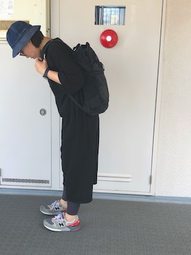 「無地党」｜「アイテム（ワンピース/ドレス）」を使った、Chi-☆さん（レディース・167cm）の春コーディネート