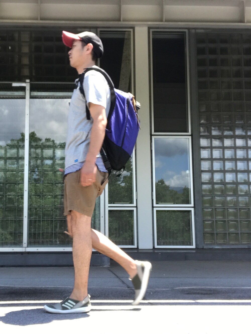 「adidasのアイテム（シューズ、グリーン系）」を使った、SATOさん（メンズ・180cm）の夏コーディネートの1枚目の写真
