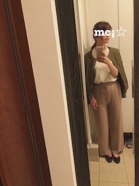 「A part by（アパートバイ）のアイテム（MA-1）」を使った、mc¡☆さん（レディース・163cm）の春コーディネート
