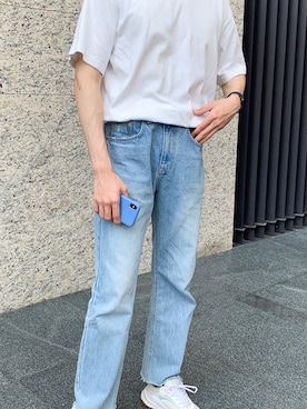 「Apple（-）のアイテム（その他）」を使った、Darren Chanさん（メンズ・173cm）の夏コーディネート
