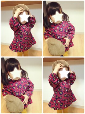 「ボツコーデ」｜♔Hinami♔さん（キッズ・80cm）の秋コーディネート