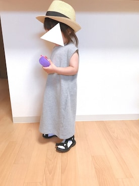 「2歳3ヶ月」｜「アイテム（レッグウェア）」を使った、♔Hinami♔さん（キッズ・80cm）の春コーディネート