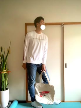 「RED WING（レッドウィング）のアイテム（バッグ）」を使った、すけさん（メンズ・188cm）の秋コーディネート