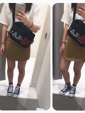「しまむら（シマムラ）のアイテム（腕時計）」を使った、ゆ きさん（レディース・161cm）の夏コーディネート