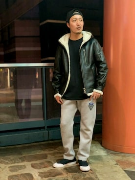 TAKUYAさん（メンズ・172cm）の冬コーディネート