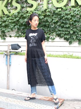 KihoOgasawaraさん（レディース・160cm）の夏コーディネート