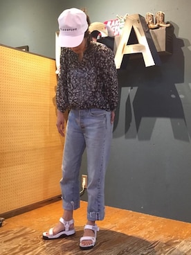 KihoOgasawaraさん（レディース・160cm）の夏コーディネート