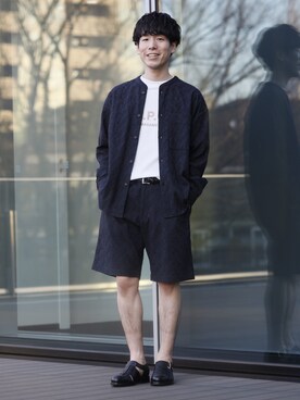 「A.P.C.（アーペーセー）のアイテム」を使った、TAMBATA NAOTOさん（メンズ・171cm）の春コーディネート