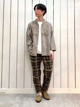 「A.P.C.（アーペーセー）のアイテム」を使った、TAMBATA NAOTOさん（メンズ・171cm）の春コーディネート