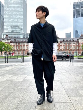 TAMBATA NAOTOさん(メンズ・171cm)の春コーディネート
