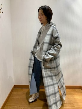 「SHIPS」｜髙見さん（レディース・160cm）の秋コーディネート