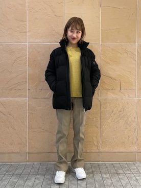 「DESCENTE ALLTERRAIN（デサント　オルテライン）のアイテム（ジャケット/アウター）」を使った、Mao Watanabeさん（レディース・151cm）の冬コーディネート