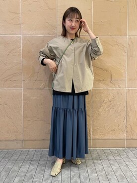 「ARRUM（アールム）のアイテム（サンダル）」を使った、Mao Watanabeさん（レディース・151cm）の春コーディネート