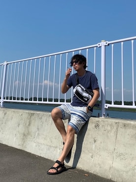 「MAYK（メイク）のアイテム」を使った、KOUさん（メンズ・177cm）の夏コーディネート