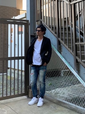 「MAYK（メイク）のアイテム」を使った、KOUさん（メンズ・177cm）の春コーディネート