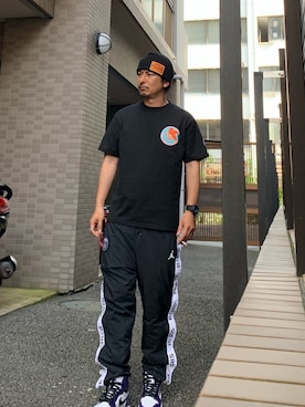 「CONVERSE TOKYO（コンバーストウキョウ）のアイテム（アクセサリー）」を使った、KOUさん（メンズ・177cm）の夏コーディネート