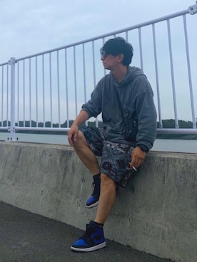 「CONVERSE TOKYO（コンバーストウキョウ）のアイテム（アクセサリー）」を使った、KOUさん（メンズ・177cm）の春コーディネート