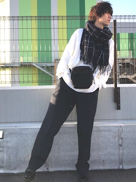 千波康太郎さん(メンズ・175cm)の冬コーディネート