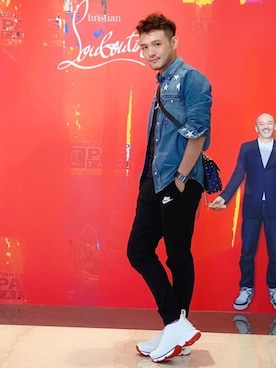 「sandro（サンドロ）のアイテム」を使った、夏太郎さん（メンズ・170cm）の春コーディネート