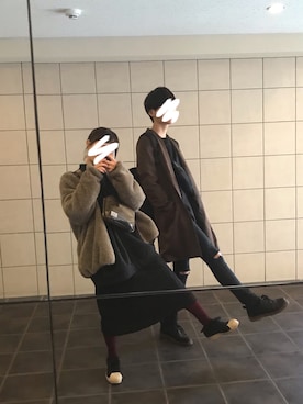 「アイテム（スリッポン）」を使った、つんさん（メンズ・171cm）の秋コーディネート