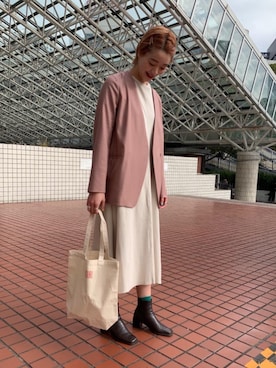 「GOOD ROCK SPEED（グッドロックスピード）のアイテム（バッグ）」を使った、鈴木（suzuki）さん（レディース・168cm）の冬コーディネート