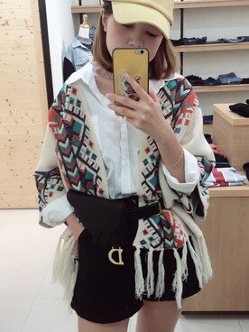 「腰包」｜Ruさん（レディース・165cm）の春コーディネート