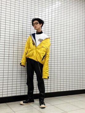 「TOMMY HILFIGER（トミーヒルフィガー）のアイテム（ジャケット/アウター）」を使った、KULO さん（メンズ・180cm）の冬コーディネート
