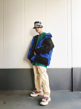 「Yohji Yamamoto（ヨウジヤマモト）のアイテム」を使った、KULO さん（メンズ・180cm）の冬コーディネート