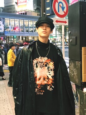 「doublet（ダブレット）のアイテム（トップス）」を使った、KULO さん（メンズ・180cm）の春コーディネート