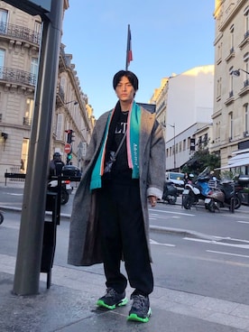 「ADER error（アーダーエラー）のアイテム」を使った、KULO さん（メンズ・180cm）の冬コーディネート