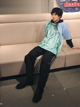 「doublet（ダブレット）のアイテム（トップス）」を使った、KULO さん（メンズ・180cm）の冬コーディネート