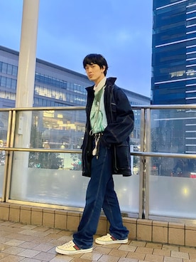 「doublet（ダブレット）のアイテム（トップス）」を使った、KULO さん（メンズ・180cm）の春コーディネート