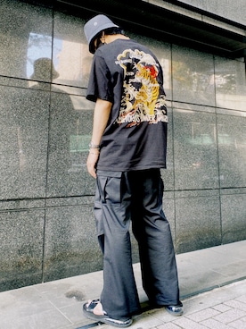 「doublet（ダブレット）のアイテム（トップス）」を使った、KULO さん（メンズ・180cm）の夏コーディネート