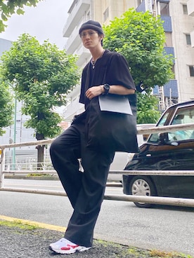 「WEGO（ウィゴー）のアイテム（帽子）」を使った、KULO さん（メンズ・180cm）の夏コーディネート