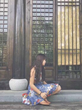 「suiyiaaaのアイテム（スカート、その他）」を使った、WhoseRosebudさん（レディース・158cm）の夏コーディネート