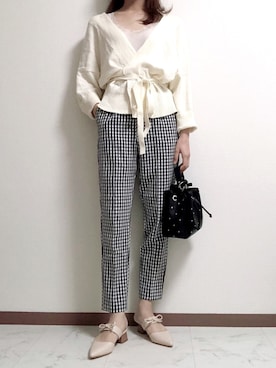 杏子anzuさん（レディース・160cm）の春コーディネート