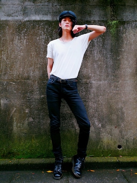 「SOLARIS&Co.（ソラリス）のアイテム（帽子）」を使った、eiji_fukui03さん（メンズ・181cm）の夏コーディネート