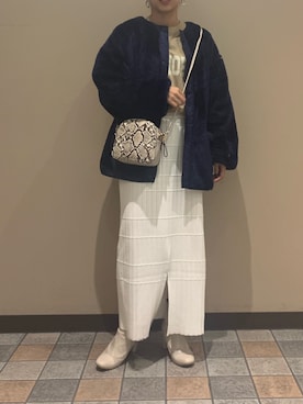 「Champion（チャンピオン）のアイテム（ブルゾン）」を使った、seiyo _lemageさん（レディース・149cm）の秋コーディネート