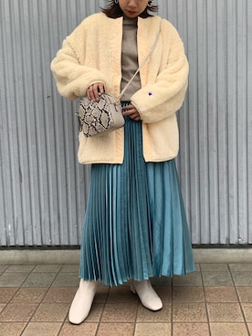 「Champion（チャンピオン）のアイテム（ブルゾン）」を使った、seiyo _lemageさん（レディース・149cm）の秋コーディネート