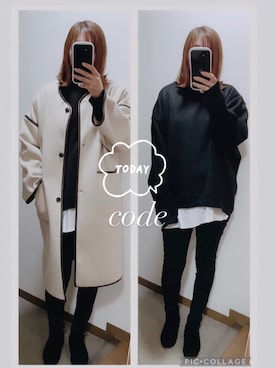 ayacon❁⃘*.゚さん(レディース・160cm)の冬コーディネート