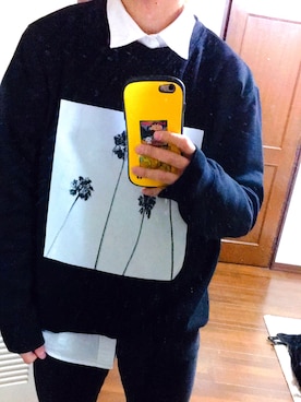 「H&M DIVIDED（エイチアンドエム　ディヴァイデッド）のアイテム（スウェット）」を使った、SHOMAさん（メンズ・170cm）の春コーディネート