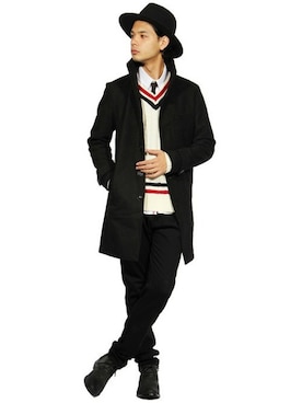 8(eight)さん（メンズ・175cm）の冬コーディネート
