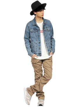 8(eight)さん（メンズ・175cm）の冬コーディネート