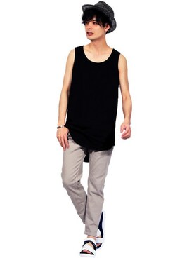 8(eight)さん(メンズ・175cm)の夏コーディネート