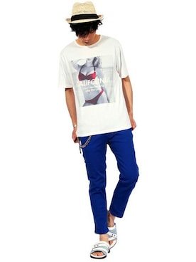 8(eight)さん（メンズ・175cm）の夏コーディネート