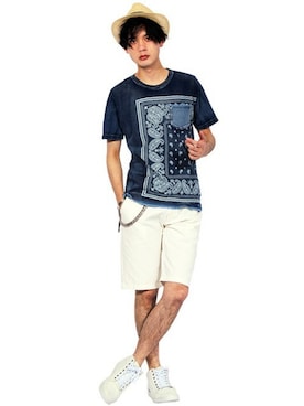 8(eight)さん（メンズ・175cm）の夏コーディネート